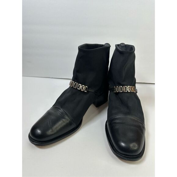 Brighton Vintage Black Ankle Boots Sz 9.5 - Picture 7 of 10